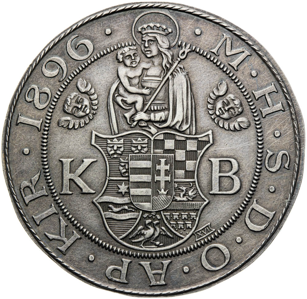 Thaler 1896 - back
