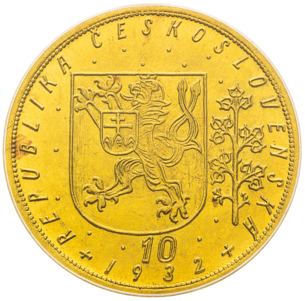 10 Ducats 1932 - back