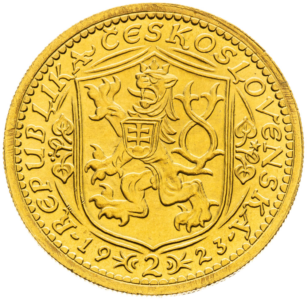 2 Ducats 1923 - back