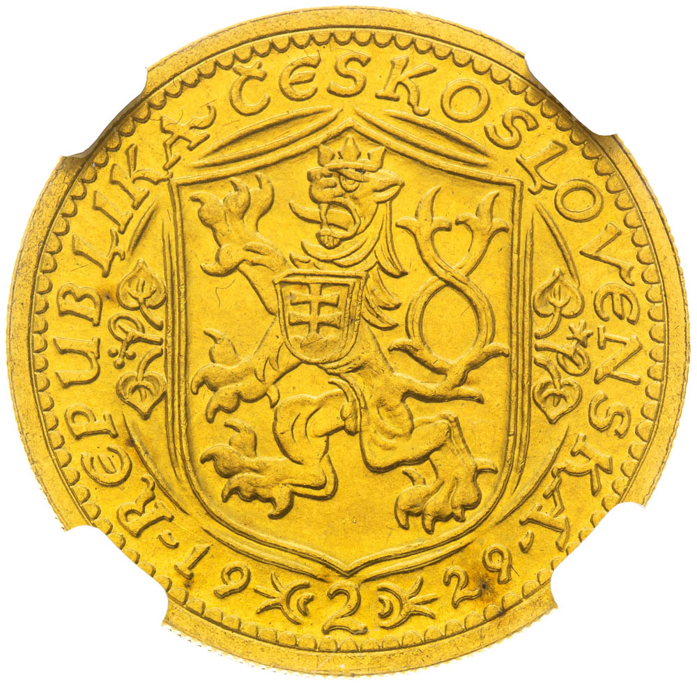 2 Ducats 1929 - back