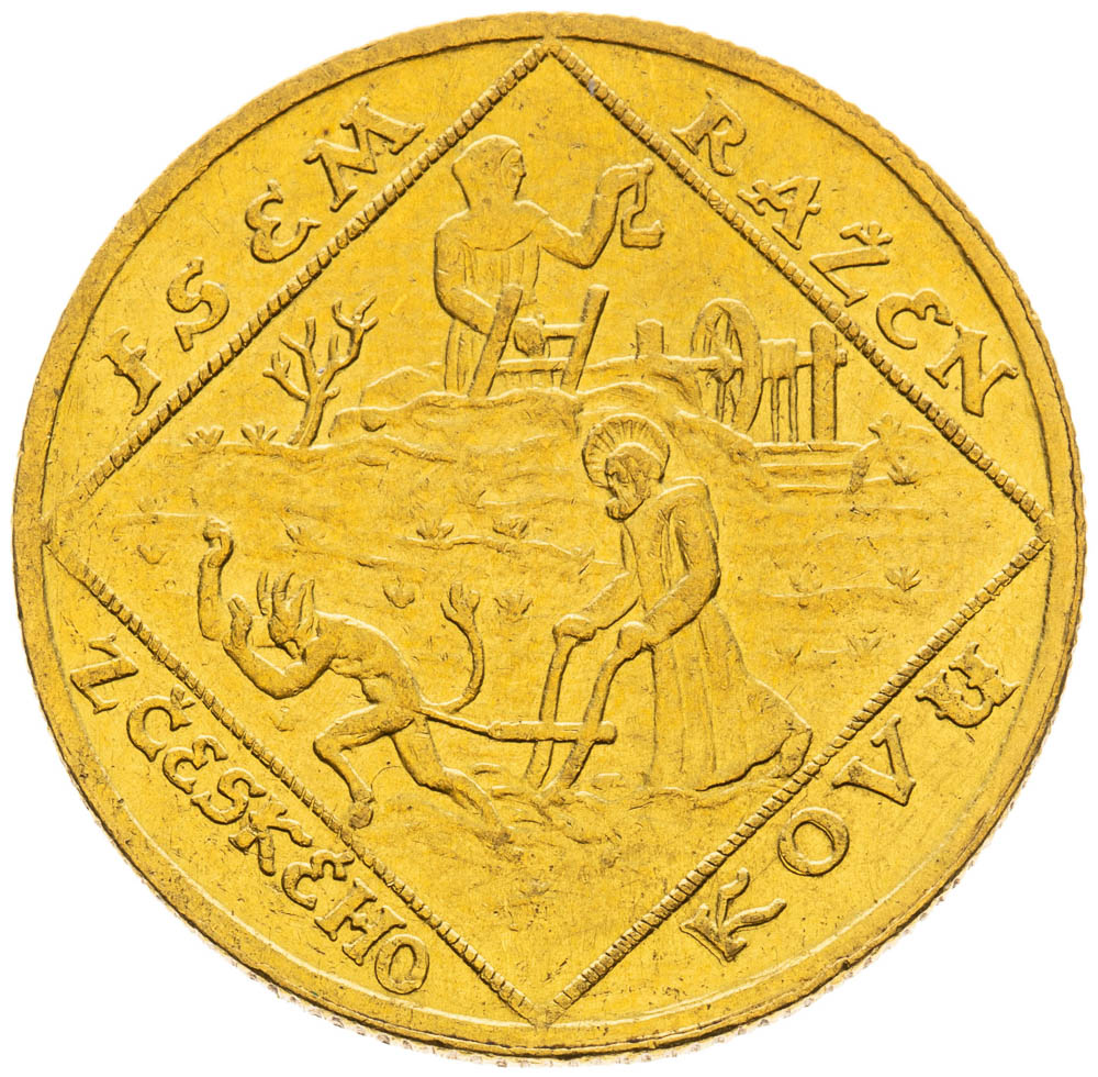 Gold medal 1928 (2 Ducats) - front