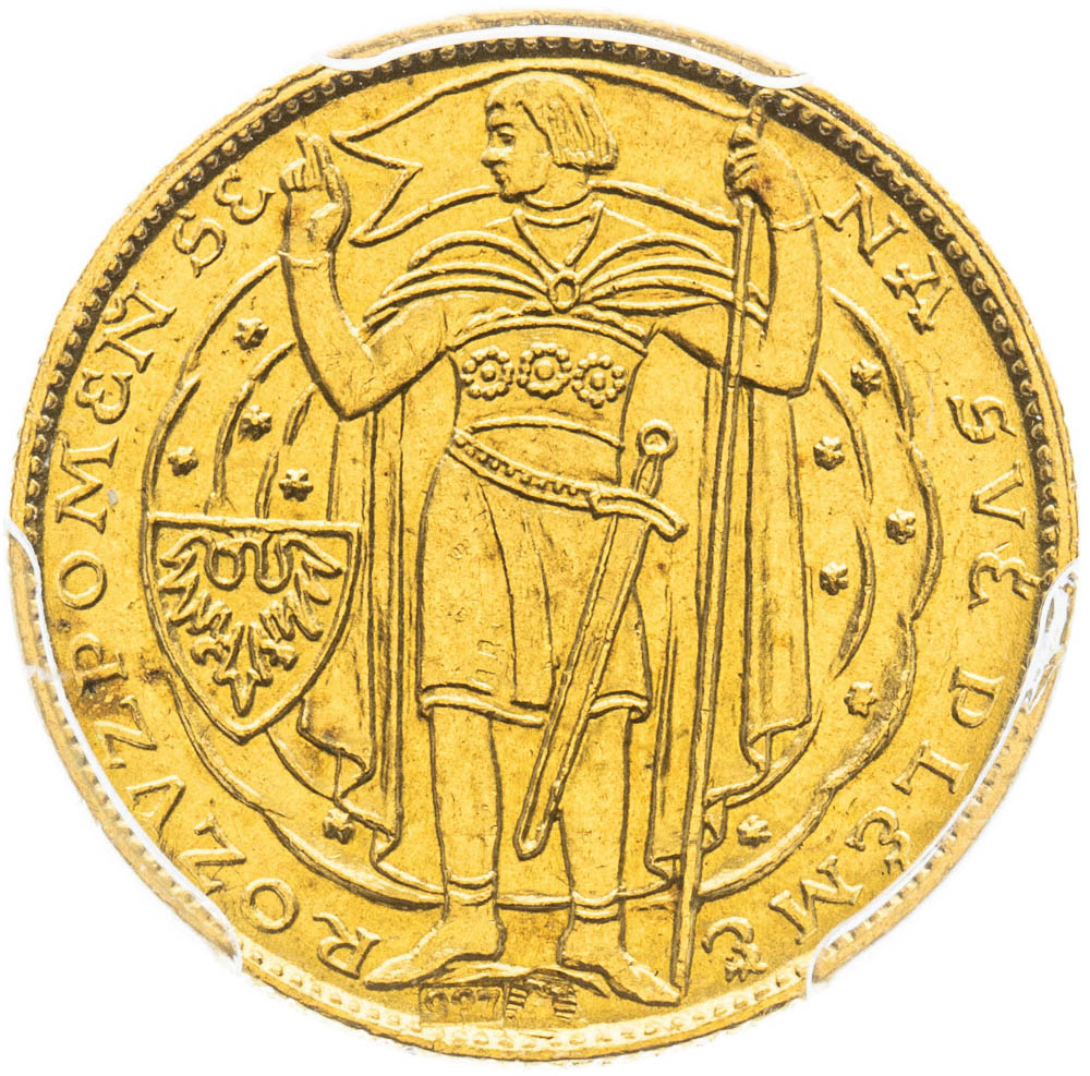Gold medal 1929 (Ducat) - front