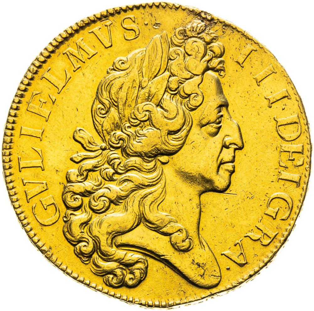 5 Guinea 1701 - front