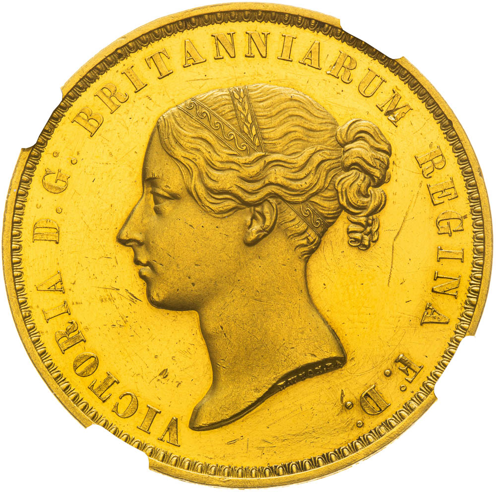 5 Pounds 1839 - front