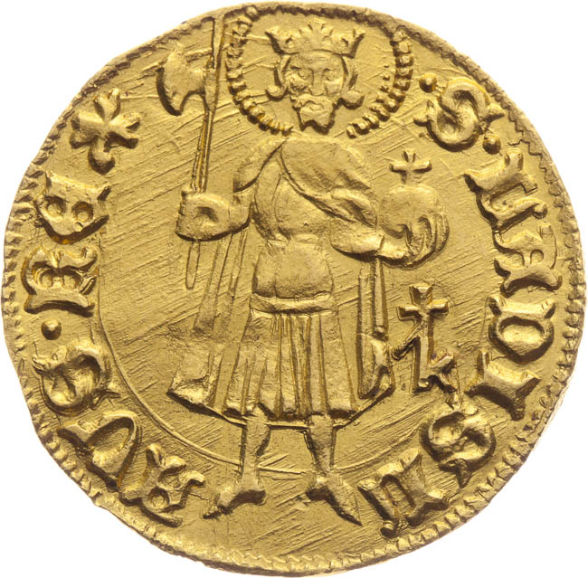 Dukát (pred 1424) - revers