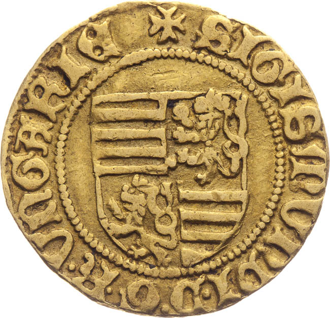 Dukát (pred 1410) - avers