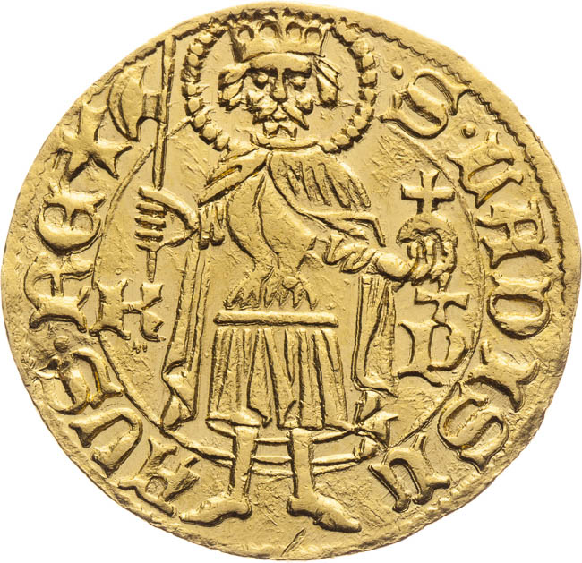 Dukát (1455) - revers