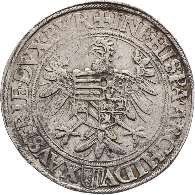 Taler (1553) - back