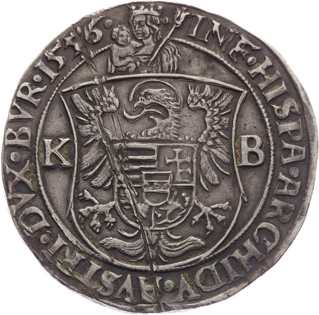 1/2 Tolar 1556 - revers