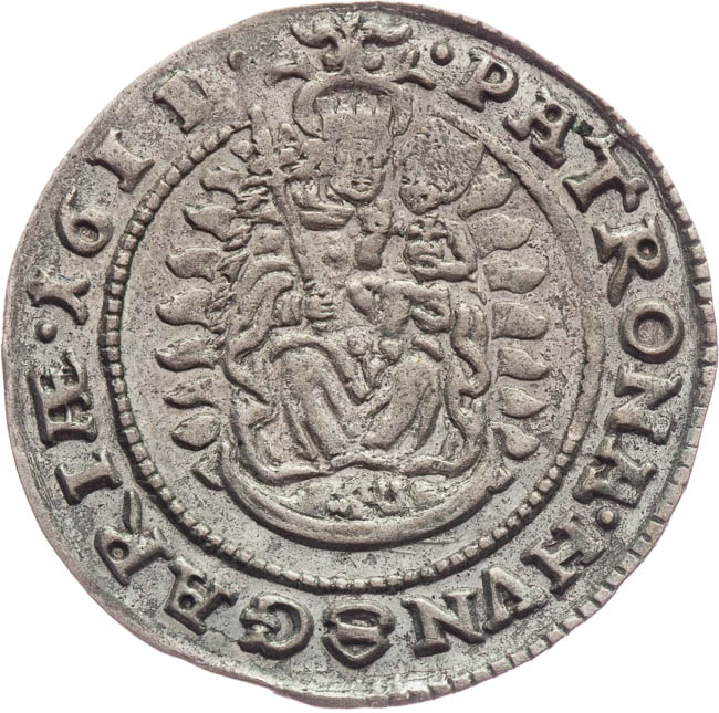 Groš 1611 - revers
