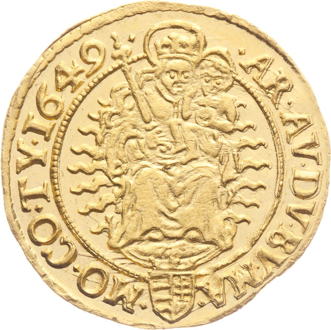 Ducat 1649 - back