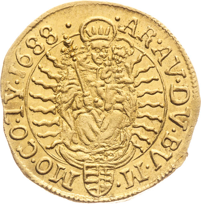 Ducat 1688 - back