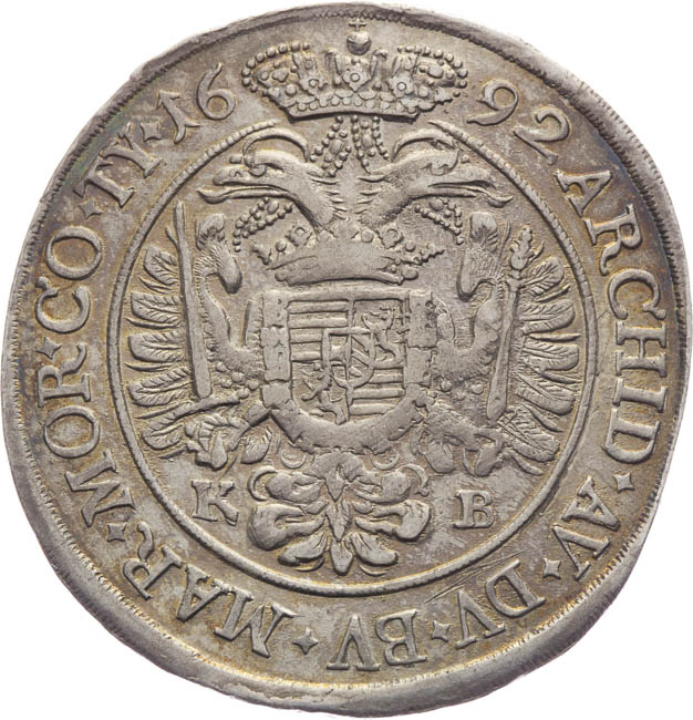 1/2 Taler 1692 - back