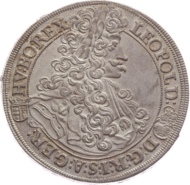 1/2 Taler 1702 - front