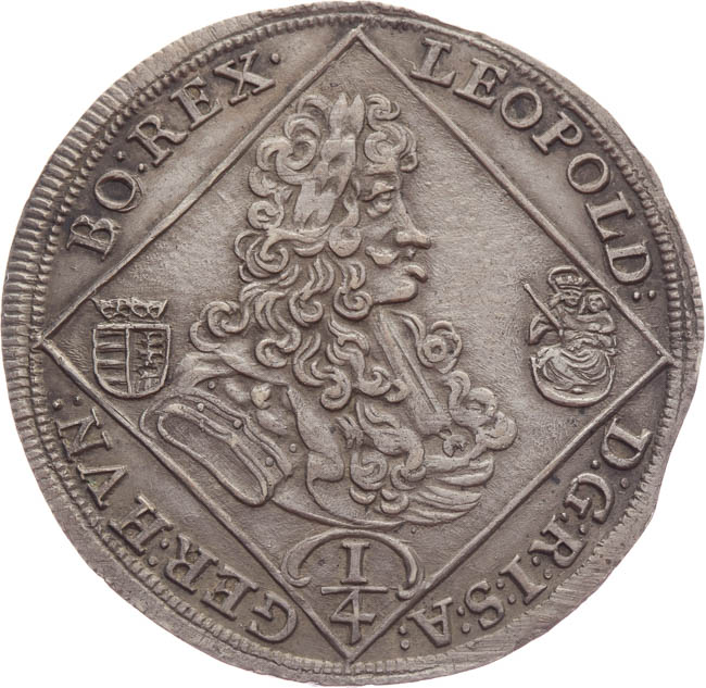 1/4 Taler 1703 - front