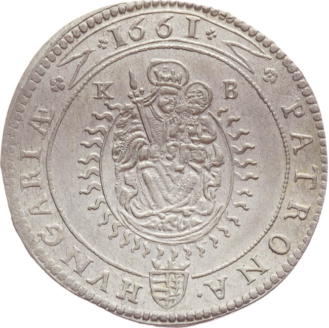 XV Kreuzer 1661 - back