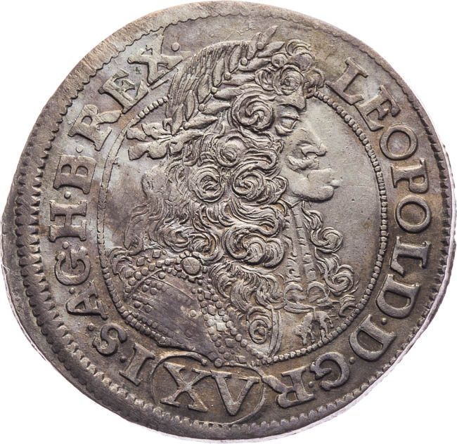 XV Kreuzer 1690 (2 pcs) - front