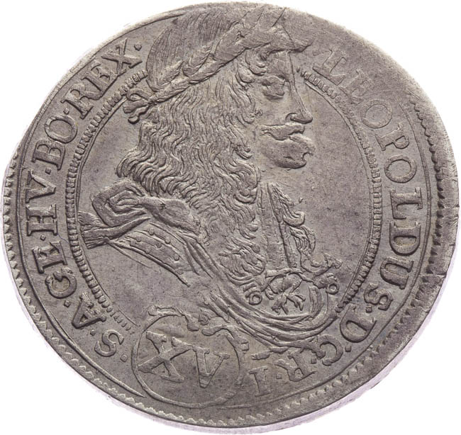 XV Kreuzer 1696 - front