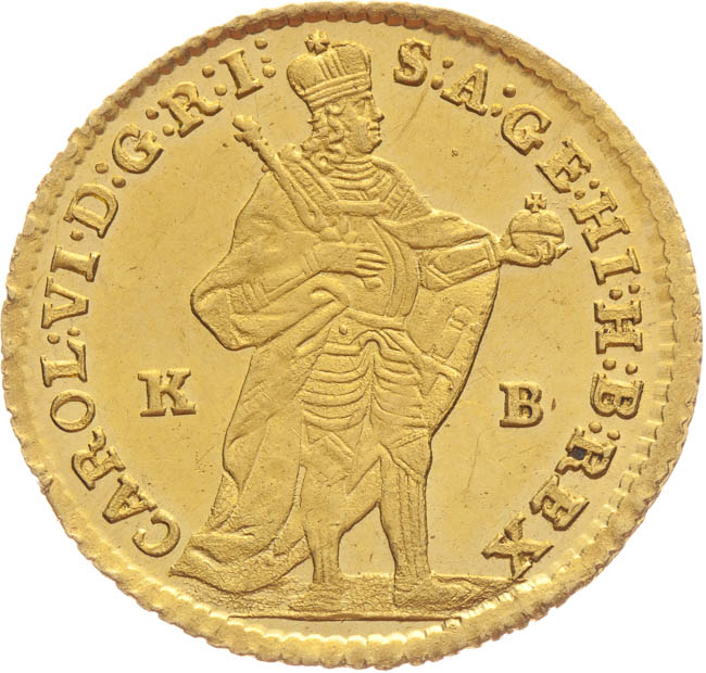 Ducat 1733 - front
