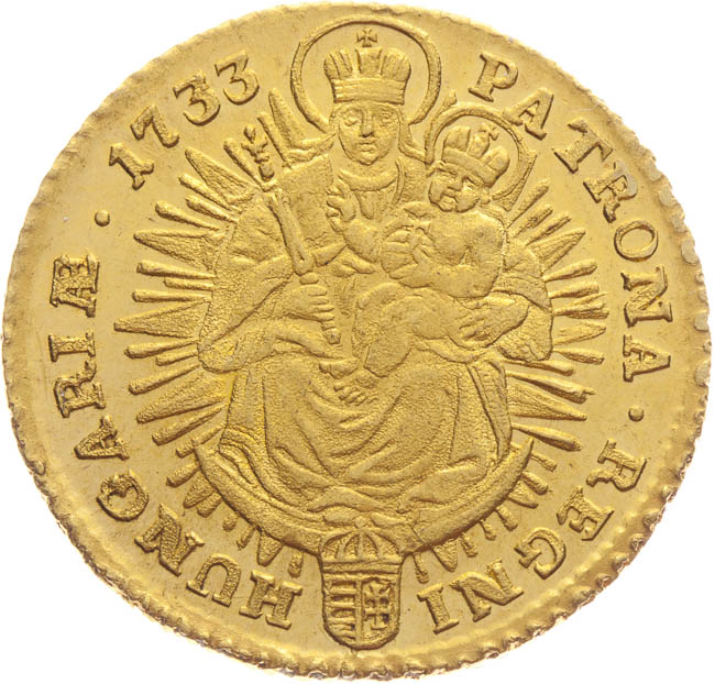 Ducat 1733 - back