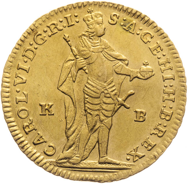 Ducat 1739 - front