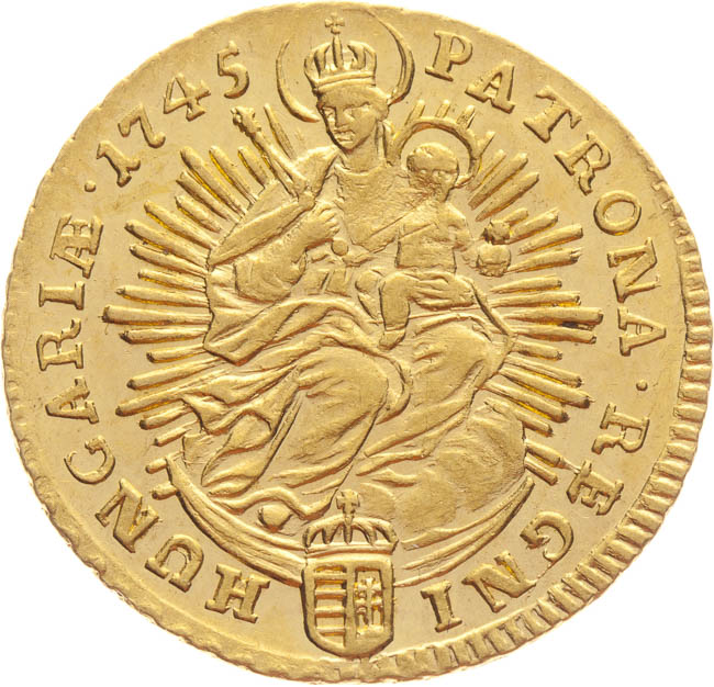 Ducat 1745 - back