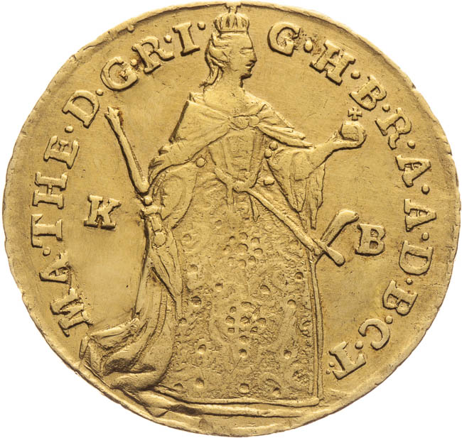 Ducat 1747 - front