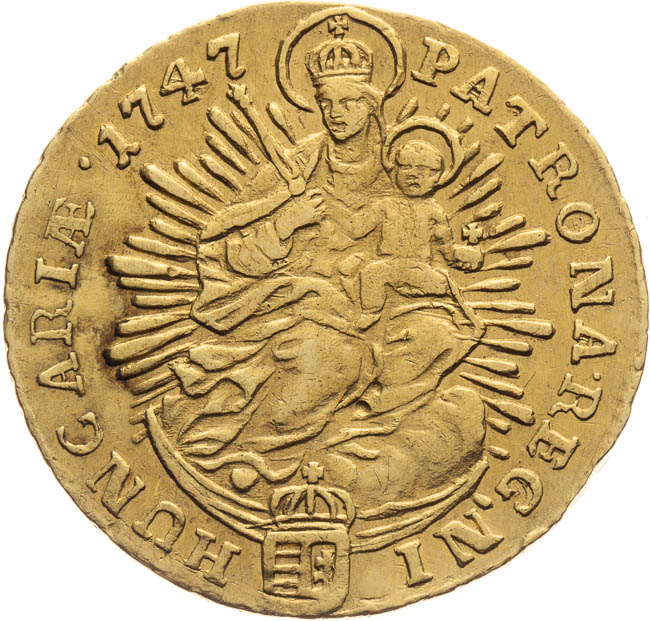 Ducat 1747 - back
