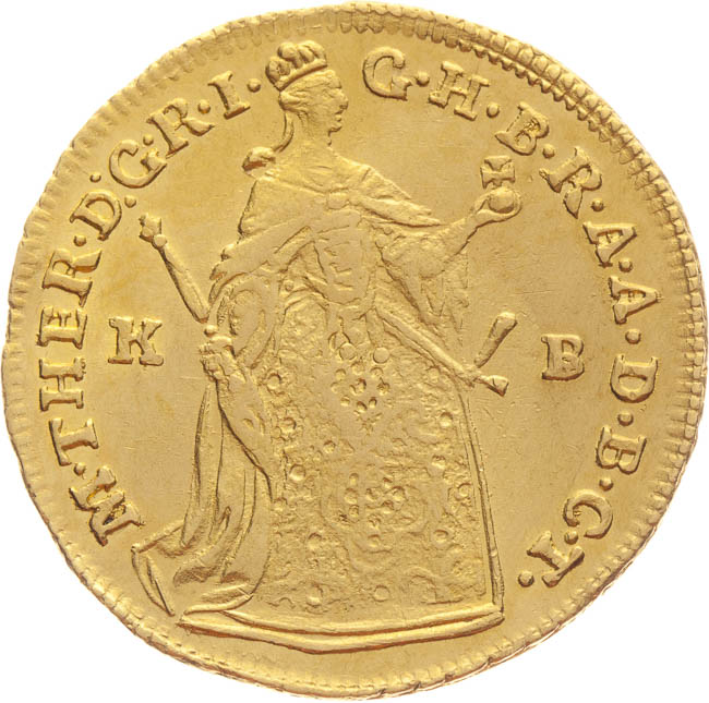 Ducat 1761 - front