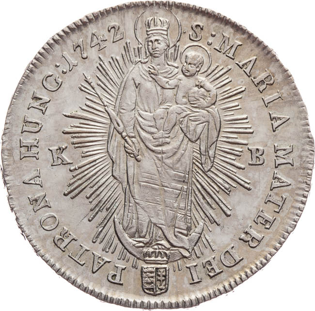 1/2 Taler 1742 - back