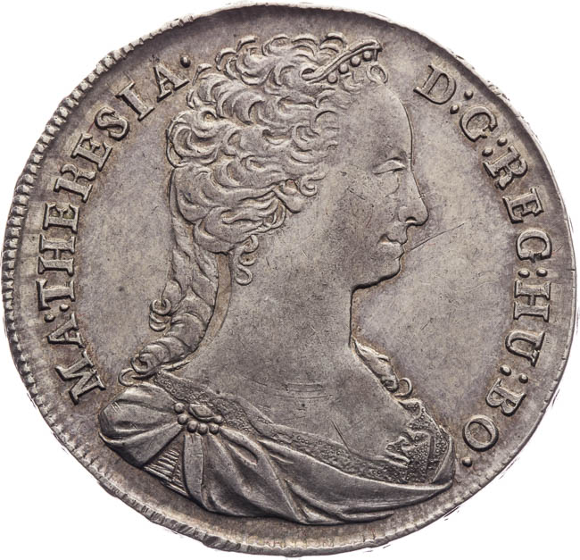 1/2 Taler 1744 - front