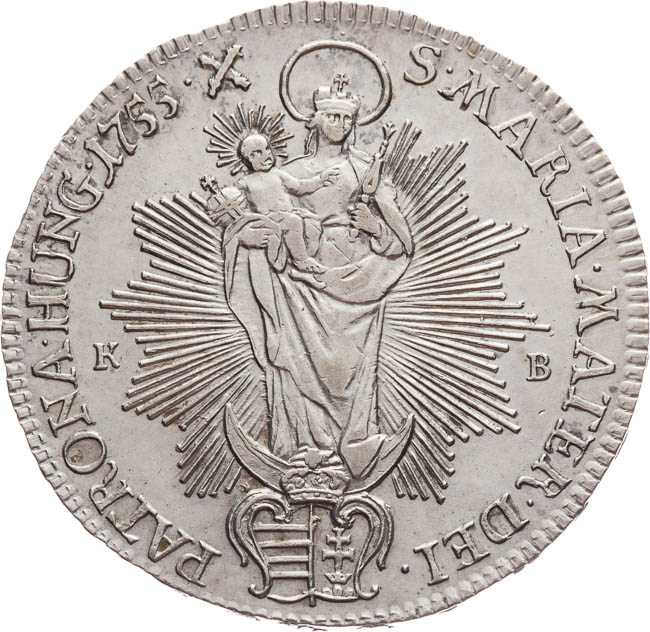 1/2 Taler 1755 - back