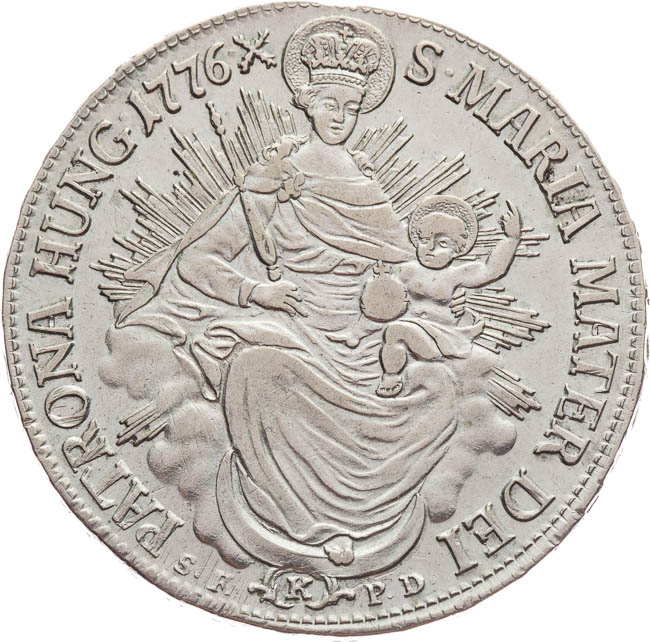 1/2 Taler 1776 - back