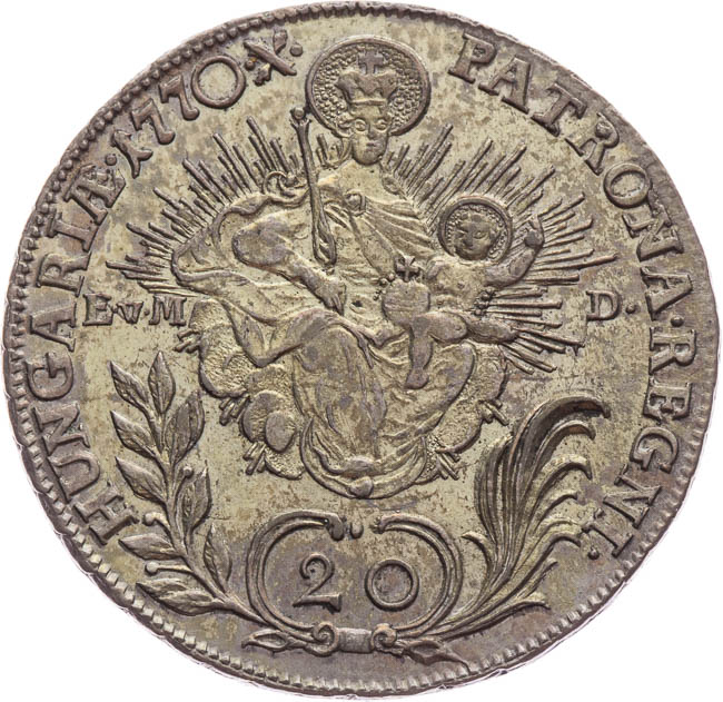 20 Kreuzer 1770 - back