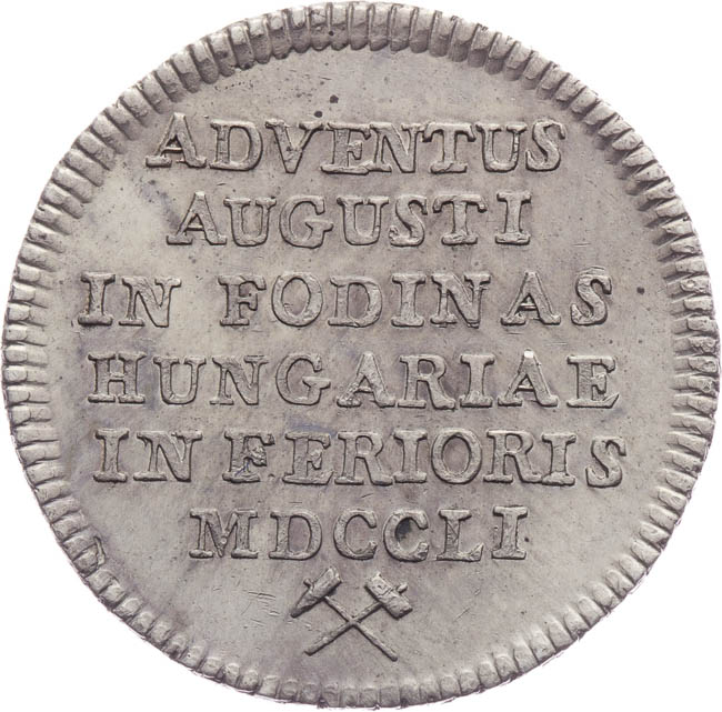 Návštevný žetón 1751 - revers