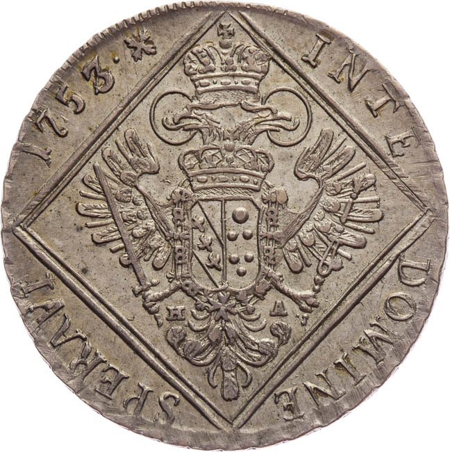 30 Krejcar 1753 - revers