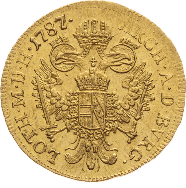 Ducat 1787 - back