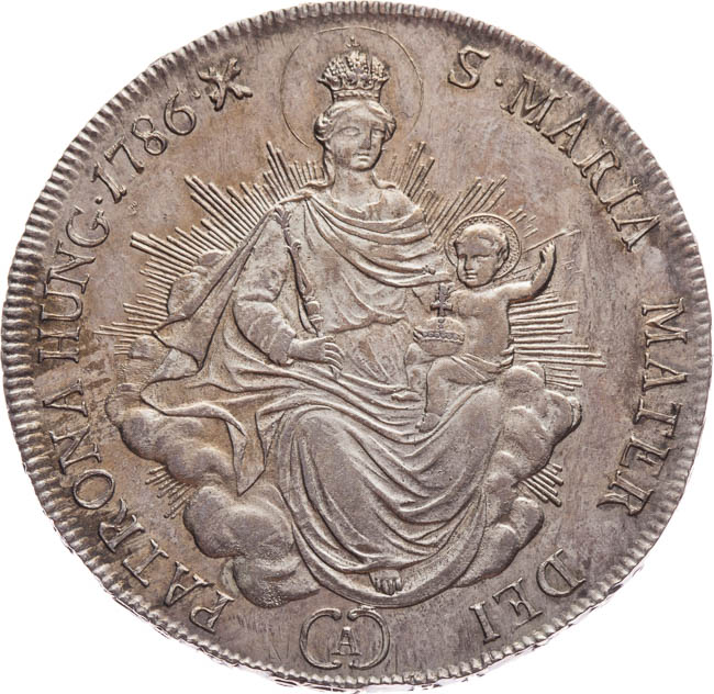 1/2 Taler 1786 - back