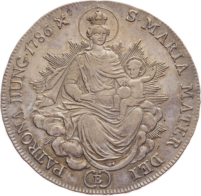 1/2 Taler 1786 - back