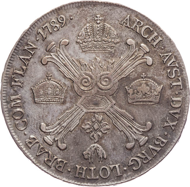 1/2 Taler 1789 - back