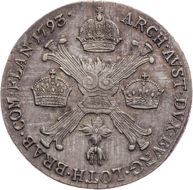 1/4 Taler 1793 - back