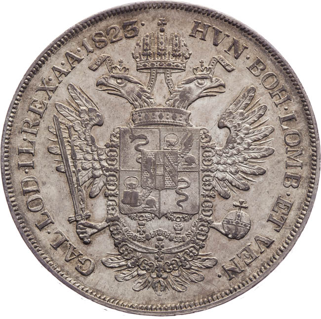 Scudo 1823 - back