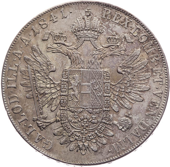 Tolar 1841 - revers