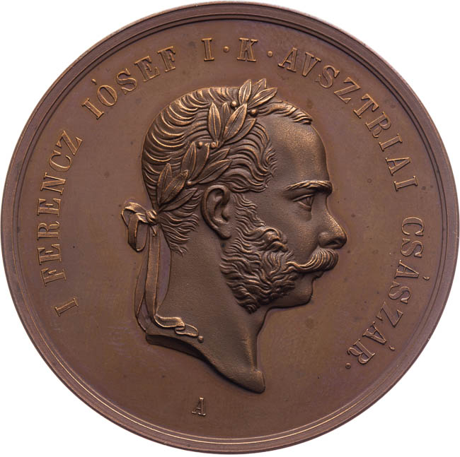 Korunovační medaile 1867 Budín - avers