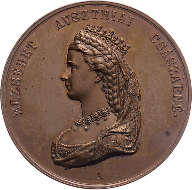 Coronation Medal 1867 Buda - front