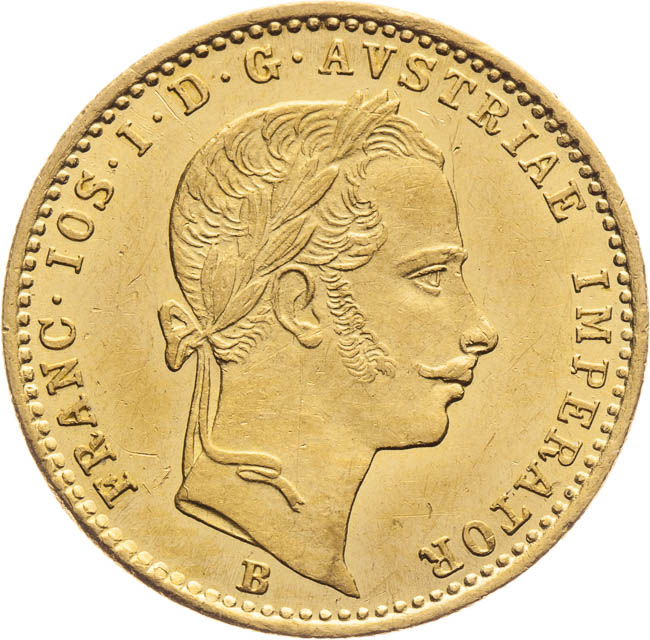 Dukát 1862 - avers