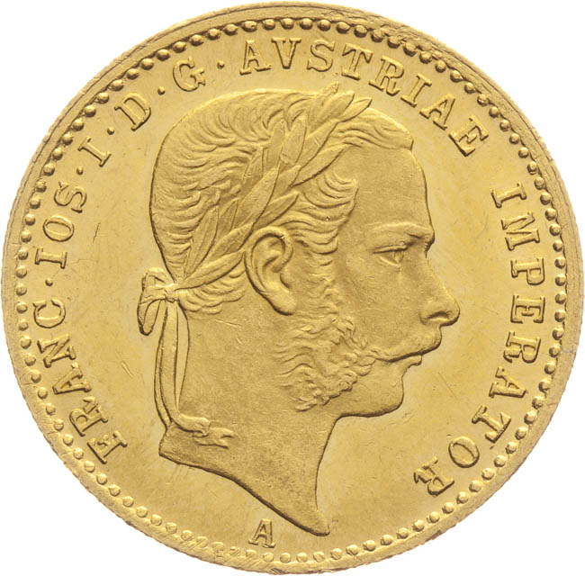 Ducat 1870 - front