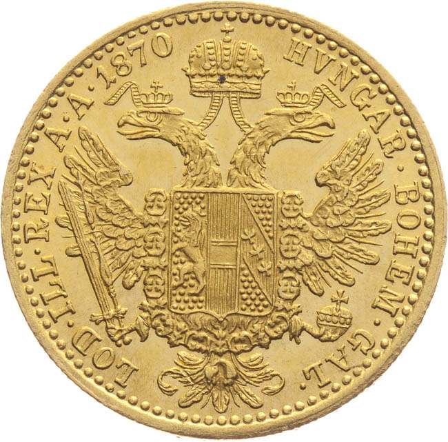 Ducat 1870 - back