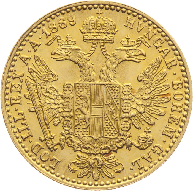 Ducat 1889 - back