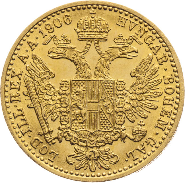 Ducat 1906 - back